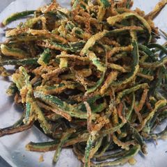 A picture of Kurkuri bhindi.