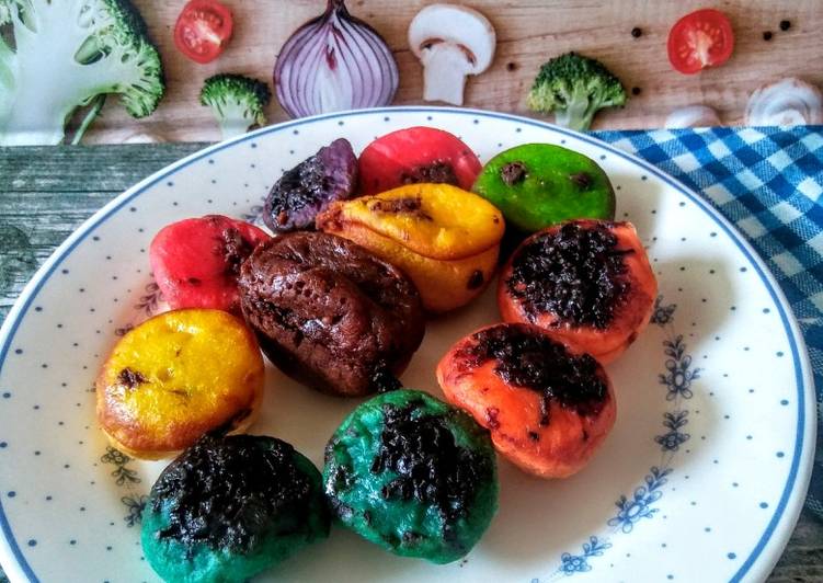 Resep masakan Lumpur jagung rainjbow | Langkah Membuat Lumpur jagung rainjbow Yang Paling Enak