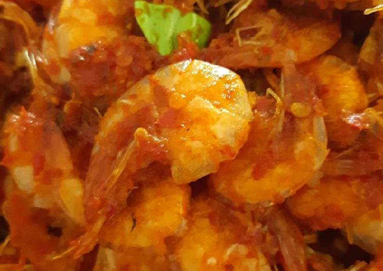 Resep Udang Balado + Pete Anti Gagal