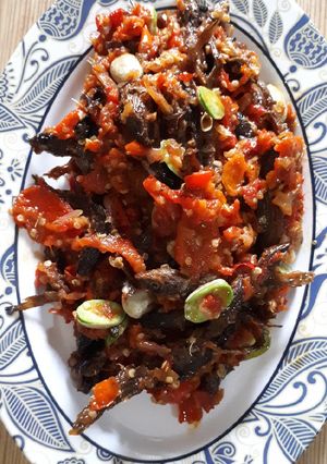 Foto resep Balado ikan baung asap