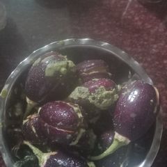 A picture of Stuffed brinjals(ravaiya).