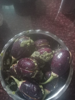 A picture of Stuffed brinjals(ravaiya).
