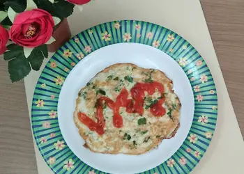 Siap Saji Omelet bayam tahu putih telur Yummy Mantul