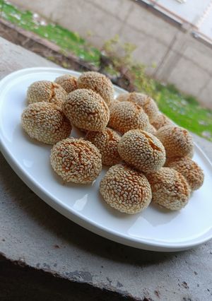 صورة لوصفة بسكويت السمسم التركي 🇹🇷 susamli kurabiye