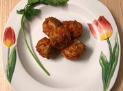 Una foto di lenticchie polpette