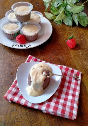 Foto resep Puding Cokelat Vla ala Kfc