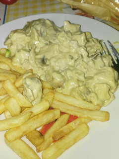 Una foto de Pollo al curry