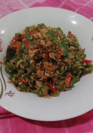 Foto resep Tumis Pare dengan Udang Rebon, Anti Pahit dan Bikin Nagih