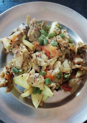 A picture of Roti poha.