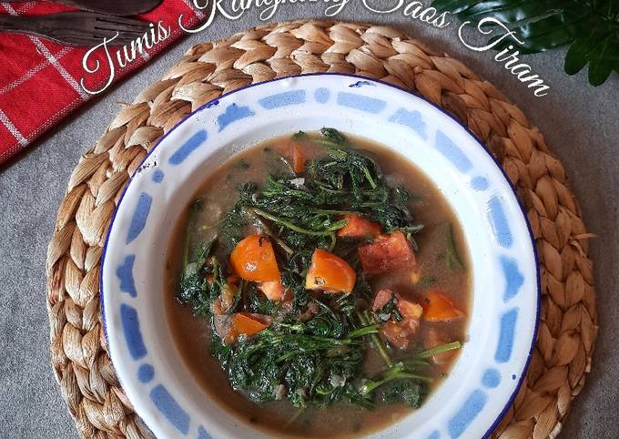 Langkah Mudah Membuat Resep Tumis Kangkung Saos Tiram