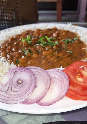 A picture of Delicious Rajma at home.