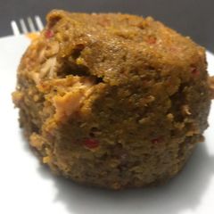 A picture of Plantain Moi Moi.