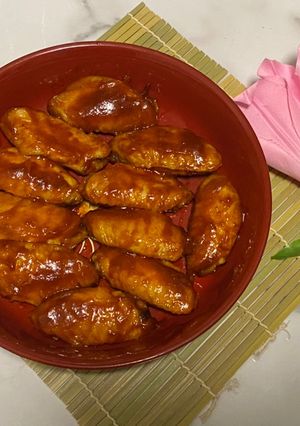 รูปของ ไก่นิวออลีนซอสพริกเผา (ฉบับหม้อทอดไร้น้ำมัน)