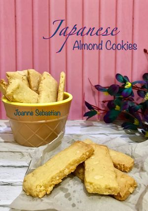 Foto resep Japanese Almond Cookies
