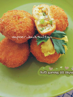 Foto resep Roti goreng isi sayur pedas