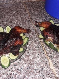صورة لوصفة دجاج على القنينه