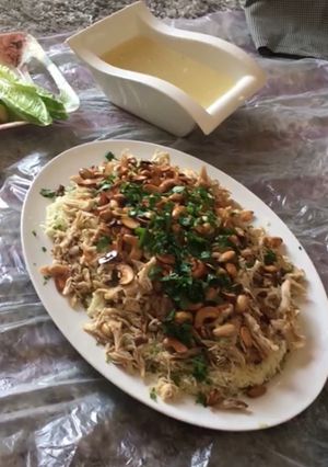 صورة لوصفة فريكه ورز عالطريقه الحلبيه