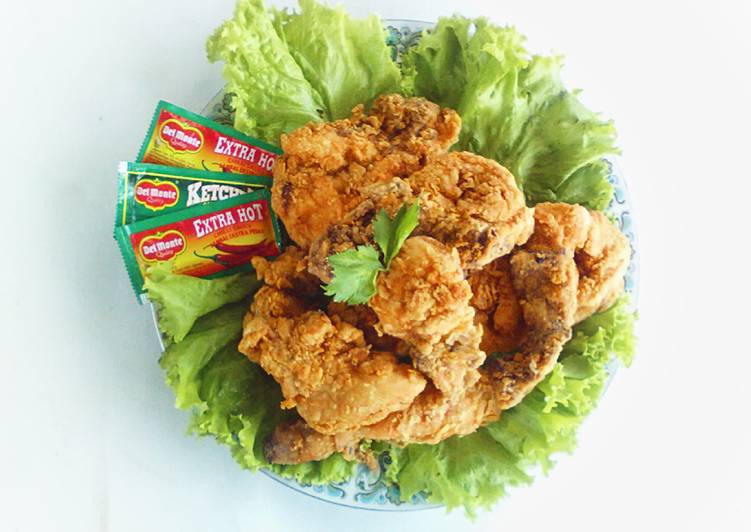 Langkah Mudah untuk memasak Homemade FRIED CHICKEN (Simple for Beginner), Sempurna