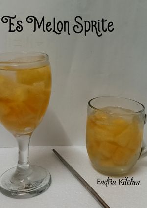 Foto resep Es Melon Sprite