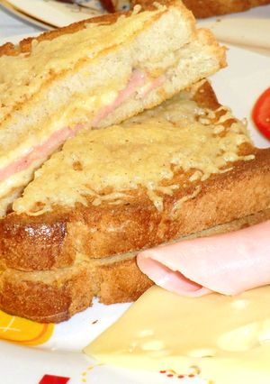 Francia melegszendvics recept fotója