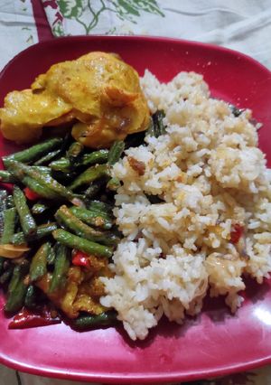 Foto resep Tumis kacang panjang tanpa air "gurih, krenyes-krenyes" 🥰