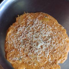 A picture of Besan Cheela with a twist.