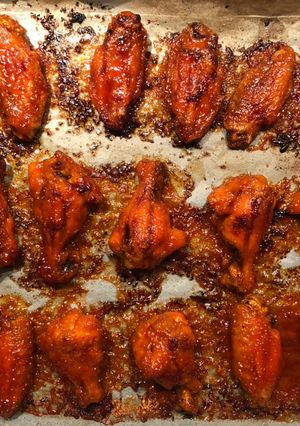 Chilis ropogós BBQ csirkeszárnyak 😍🤤🍗 recept fotója