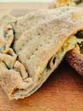 U pizzitidd (Focaccia alle cipolle con lievito madre)