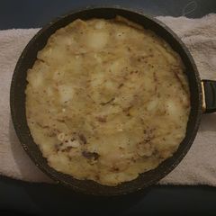 Onion Garlic Celery Leek Bubble and Squeak A picture of Onion Garlic Celery Leek Bubble and Squeak.