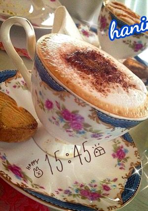 صورة لوصفة كابتشينو منزلي