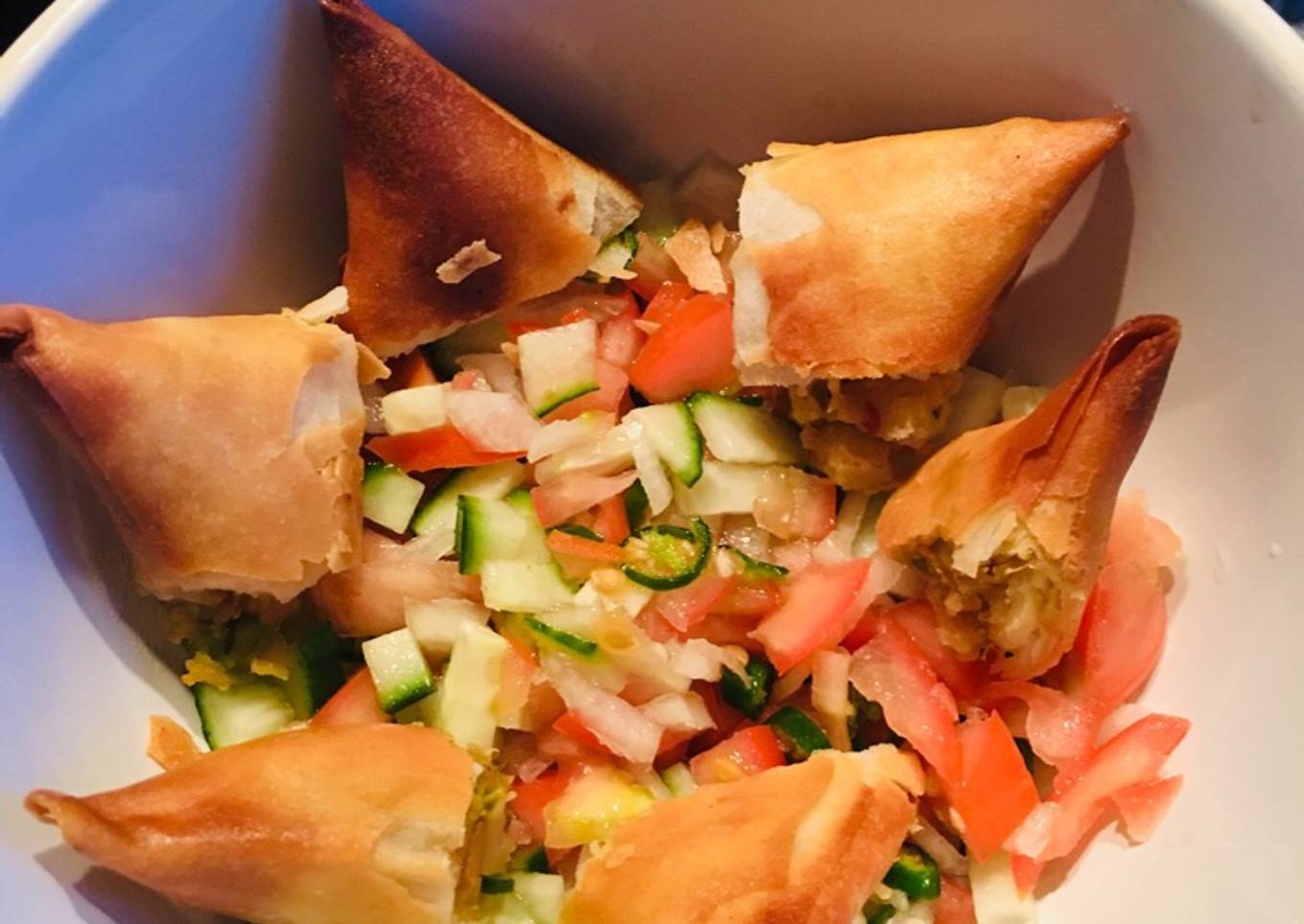Samosa chat