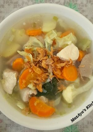 Foto resep Sup Ayam dan Bakso