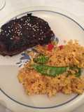 Asian Sirloin Steak with Thai Drunken Fried Rice