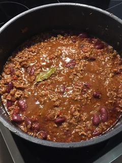 Una foto de Chili con carne