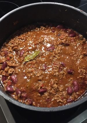 Una foto de Chili con carne
