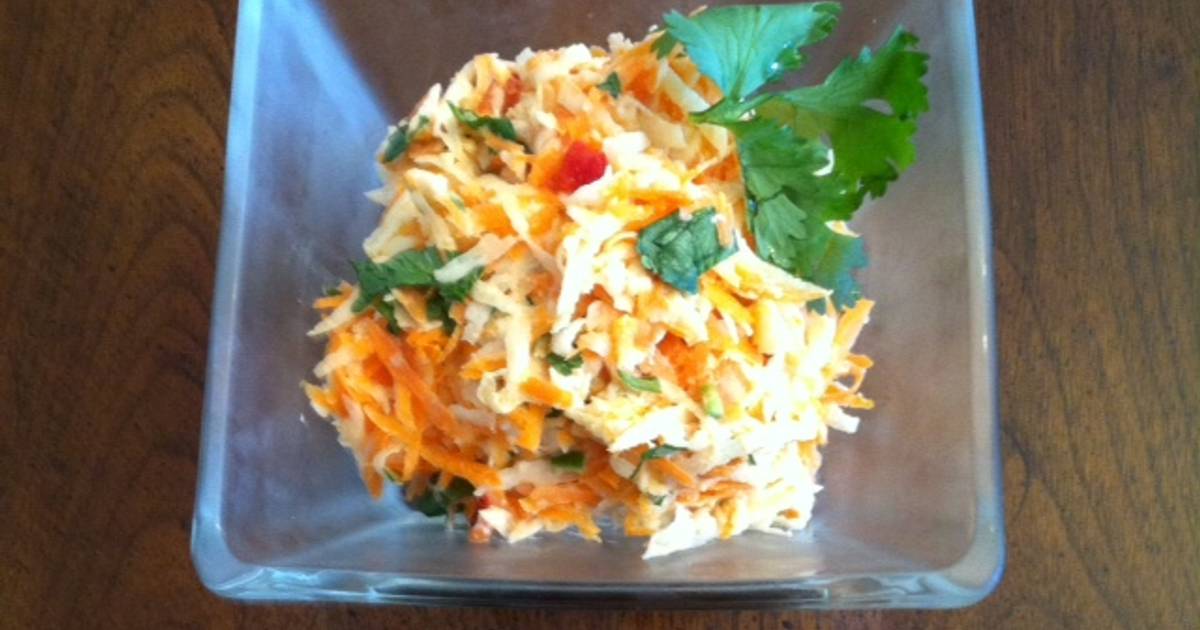 Ensalada de jícama y zanahoria Receta de Mercedes Cossío Cookpad