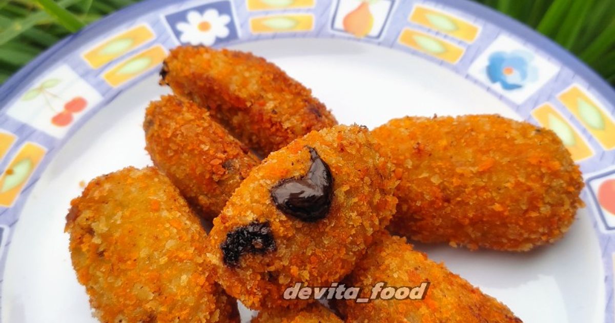 Kroket pisang isi coklat