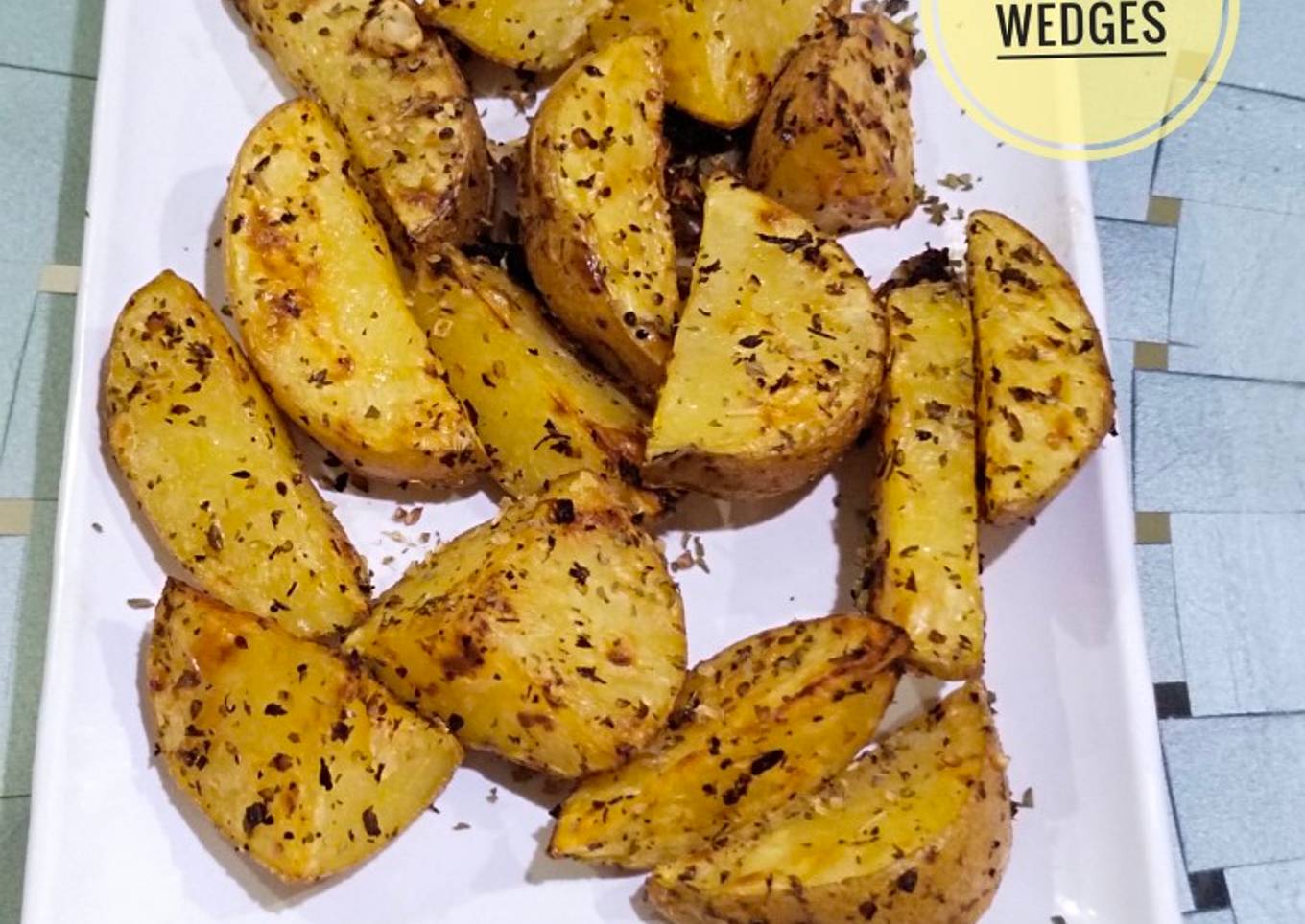 Potato Wedges menggunakan Teflon