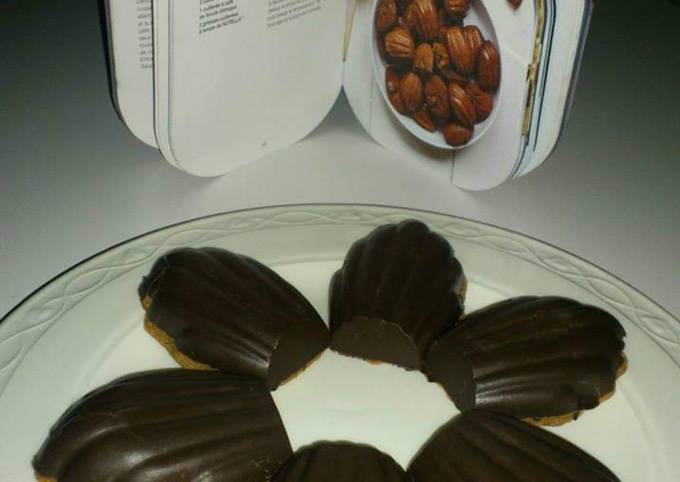 Mini madeleines au nutella coque chocolat đ«