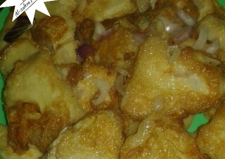 Recipe of Super Quick Homemade Fried yam and egg | Satisfyingrecipe.web.app