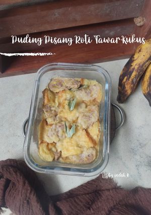 Foto resep Puding Pisang Roti Tawar Kukus
