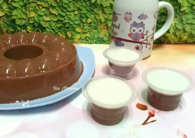 Resep Puding Coklat Vla Ala Kfc Oleh Ria Mariana Cookpad