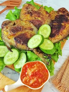 Foto resep Ikan Bawal Bakar Sambal Limau Kuit