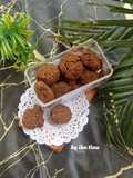 Kukis Ampas Kelapa Cokelat