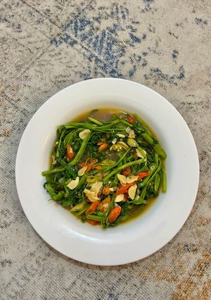 Foto resep Tumis kangkung pedas