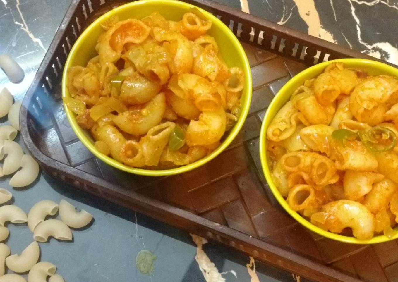 Indian masala macaroni