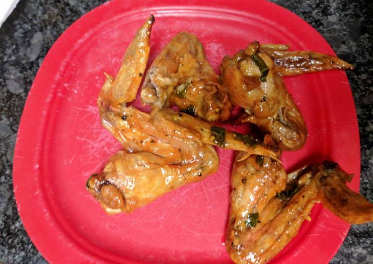 Basil, Garlic, Butter Wings