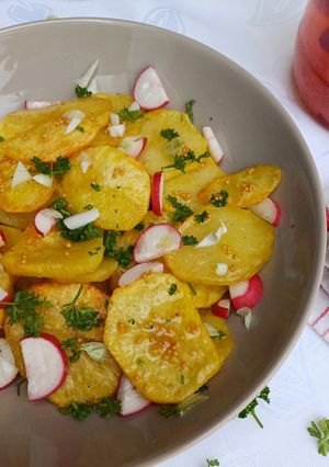 Una foto de Ensalada Templada de Patata Asada