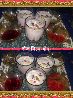 रोज़ मिल्क शेक(Rose Milk Shake recipe in hindi) रेसिपी मुख्य फोटो