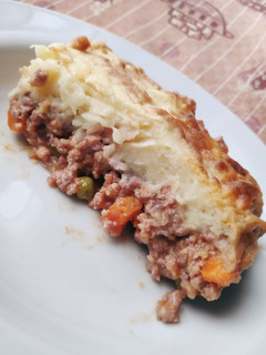 Una foto de Sheperd's pie (empanada del pastor)